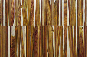 solid parquet flooring / glued / industrial / strip