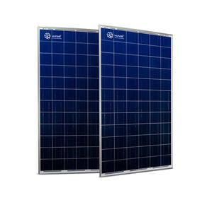 polycrystalline PV panel / transparent / with aluminum frame