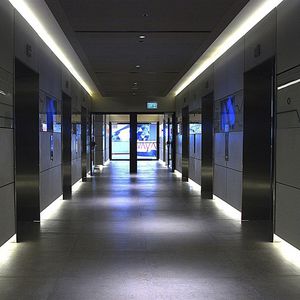 indoor tile / floor / concrete / polished