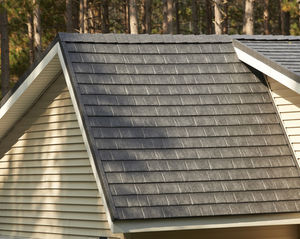 metal shingle / for roofs
