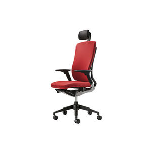 contemporary executive chair / fabric / swivel / on casters