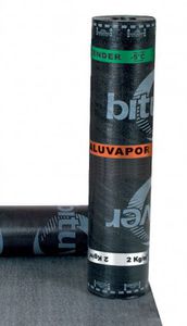 elastomer waterproofing membrane / aluminum / for roofs / protection