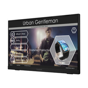 wall-mounted touch screen / fixed