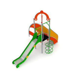 playground play structure / HDPE / stainless steel / galvanized steel