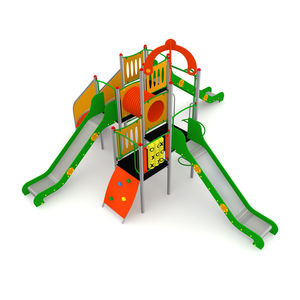 playground play structure / stainless steel / resin / galvanized steel