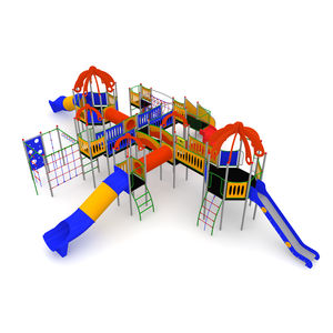 playground play structure / stainless steel / resin / galvanized steel