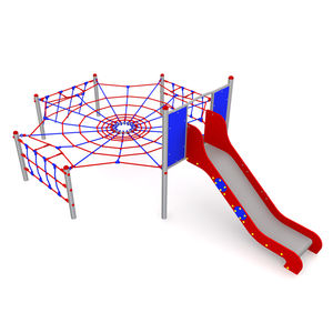 playground play structure / stainless steel / resin / galvanized steel