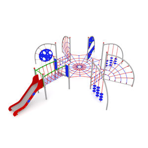 playground play structure / resin / galvanized steel / HDPE