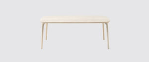 contemporary nesting tables / oak / solid wood / ash