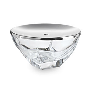 chrome soap dish / crystal