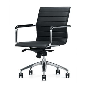 contemporary office chair / on casters / star base / with armrests