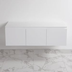 contemporary bathroom cabinet / composite / wall-mounted