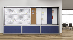magnetic board / erasable / wall-mounted / self-supporting