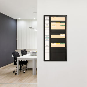 wall-mounted display panel / indoor / steel