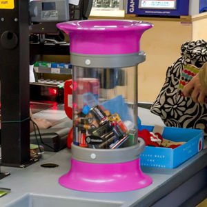 battery recycling container / used