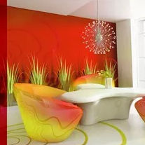 fabric wallcovering / fiberglass / home / tertiary