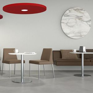 ceiling acoustic panel / for walls / fabric / for offices