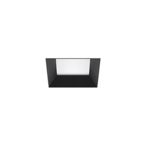 recessed downlight / LED / square / sheet steel