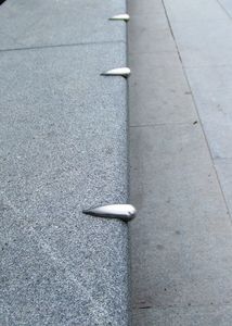 tactile stud / stainless steel