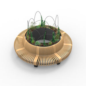 steel planter / rectangular / round / oval