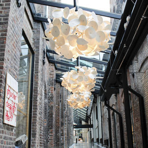 pendant lamp / contemporary / wool / birch