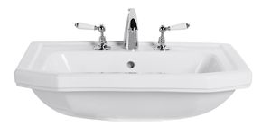 built-in washbasin / porcelain / Art Deco