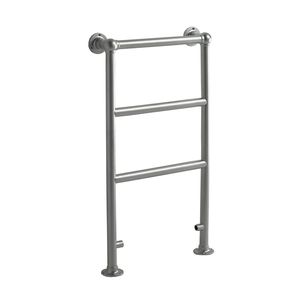 hot water towel radiator / rectangular / brass / wall-mounted