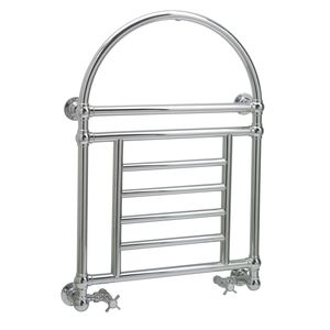 hot water towel radiator / electric / brass / original design