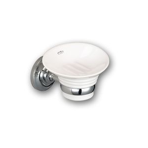 wall-mounted soap dish / metal