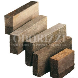 sidewalk edge / street gutter / porphyry / linear