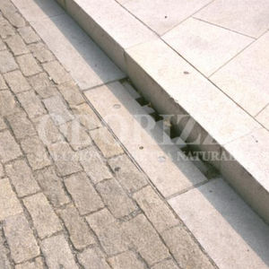 sidewalk edge / street gutter / linear / curved