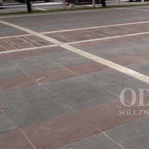 marble paving slab / pedestrian / for public spaces