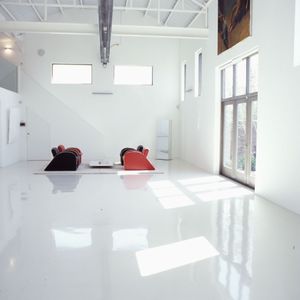 smoothing coating / floor / polyurethane / epoxy