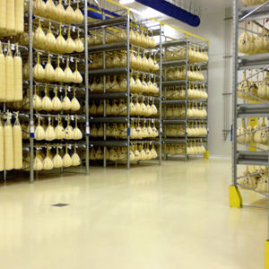 resin flooring / industrial / smooth / colored concrete look