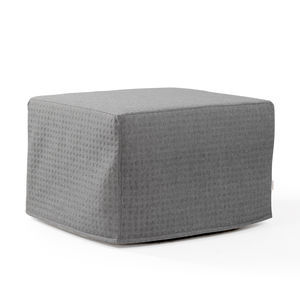 contemporary pouf / fabric / with removable cover / for hotels