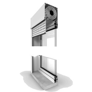 roller shutters / aluminum / window