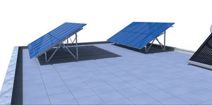 on-roof mounting system / for photovoltaic panels