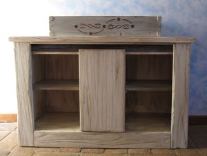 wooden washbasin cabinet / free-standing / traditional