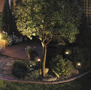 wall-mounted spotlight / floor / outdoor / LED