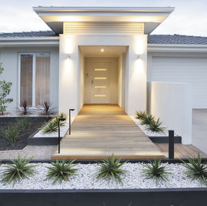 garden bollard light / contemporary / aluminum / LED