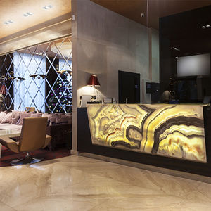 recessed downlight / LED / square / aluminum