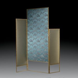 contemporary screen / metal / fabric