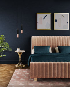 contemporary rug / geometric / Tencel® / rectangular