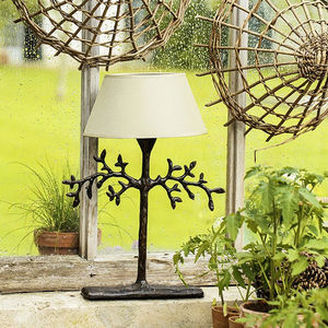 table lamp / contemporary / bronze / outdoor
