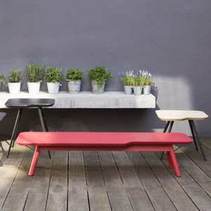 contemporary coffee table / MDF / beech / ash