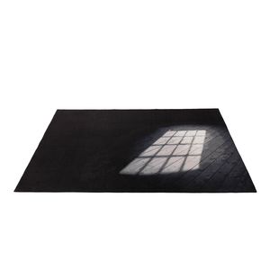 contemporary rug / plain / wool / rectangular