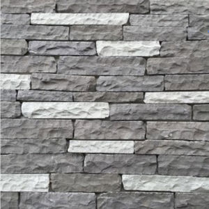 stone wall cladding / exterior / textured / decorative