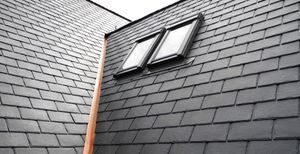 flat roof tile / slate
