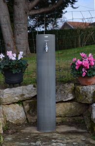 garden fountain / zinc / contemporary