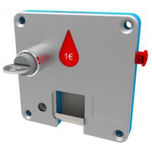 mechanical lock / for lockers / coin
